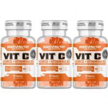 Kit 3X Vit C - 60 C�psulas - Body Nutry