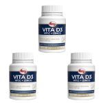 Kit 3X Vita D3 + Vit C + Zinco - 60 C�psulas - Vitafor