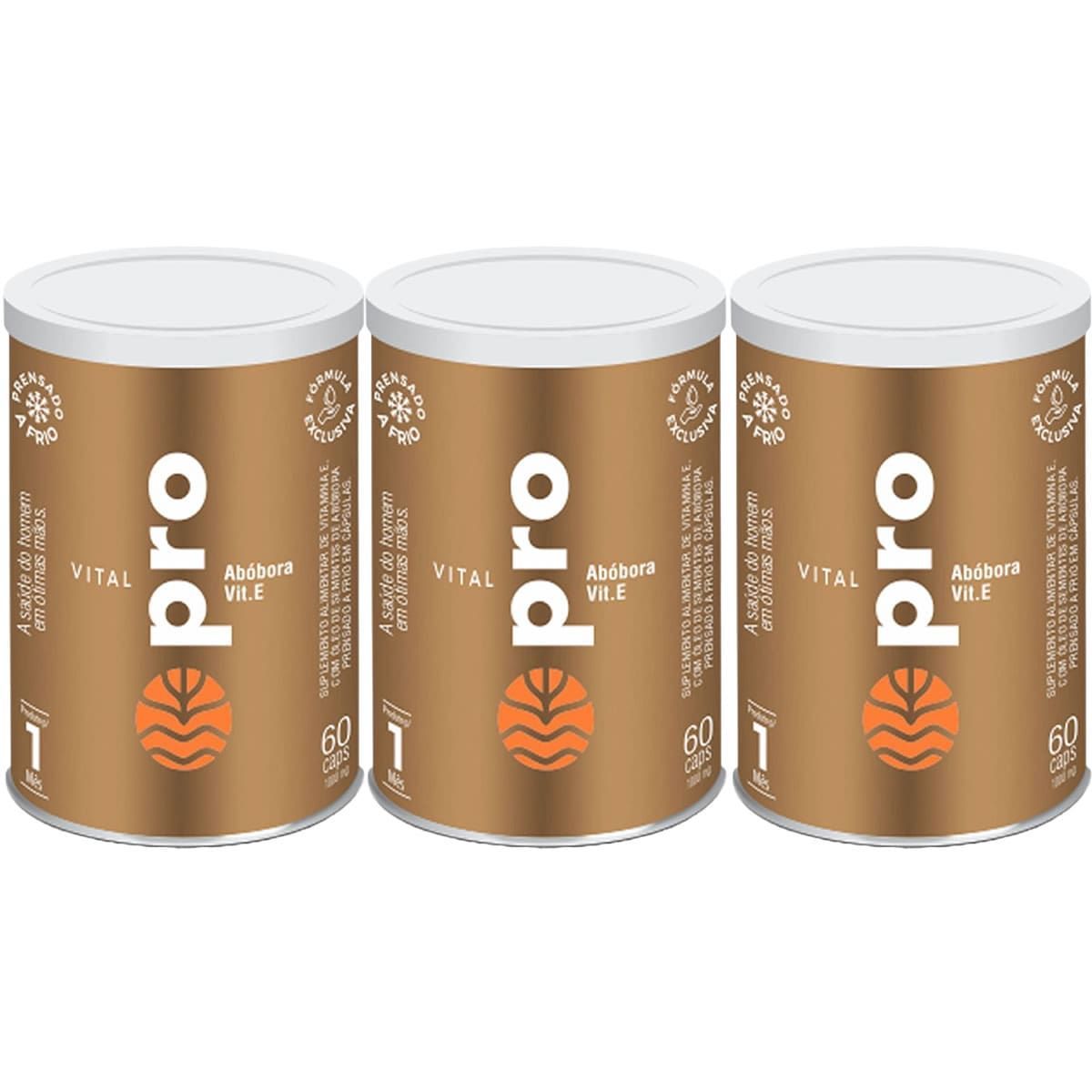 Kit 3X Vital Pro - 60 C�psulas - Vital �tman