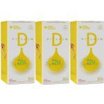 Kit 3X Vitamin D. For Baby & Kids - 30ml Framboesa - True Source