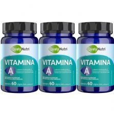Kit 3X Vitamina A - 60 C�psulas - QualyNutri