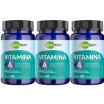 Kit 3X Vitamina A - 60 C�psulas - QualyNutri
