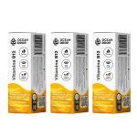 Kit 3X Vitamina B12 - 30ml Morango - Ocean Drop