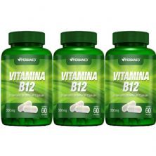 Kit 3X Vitamina B12 - 60 C�psulas - Herbamed