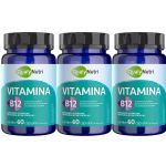 Kit 3X Vitamina B12 - 60 C�psulas - QualyNutri