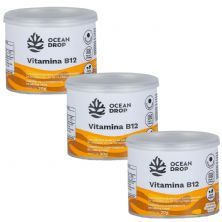 Kit 3X Vitamina B12 - 60 Comprimidos - Ocean Drop