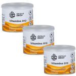 Kit 3X Vitamina B12 - 60 Comprimidos - Ocean Drop
