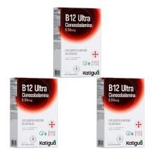Kit 3X Vitamina B12 Ultra - 60 C�psulas - Katigu�