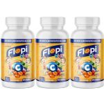 Kit 3X Vitamina C Flopi Kids - 30 Gelatinas Laranja - Flofarma