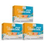Kit 3X Vitamina CDZ - 30 Comprimidos - Equaliv