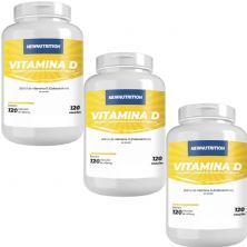 Kit 3X Vitamina D - 120 C�psulas - NewNutrition