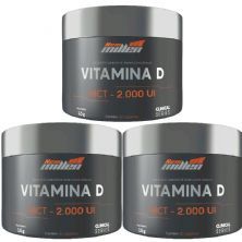 Kit 3X Vitamina D 2.000UI - 30 C�psulas - New Millen