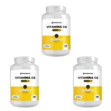 Kit 3X Vitamina D 2000UI - 120 Softgels - NewNutrition