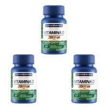 Kit 3X Vitamina D 2000UI - 30 C�psulas - Catarinense Nutri��o