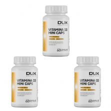 Kit 3X Vitamina D3 - 120 C�psulas - Dux Nutrition