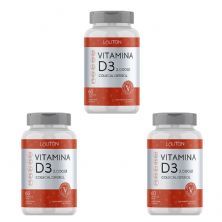 Kit 3X Vitamina D3 2.000UI - 60 Comprimidos - Lauton Nutrition