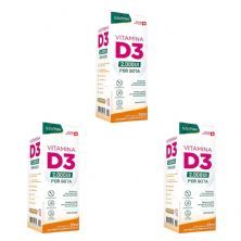 Kit 3X Vitamina D3 - 20ml Gota Neutro - Lauton Nutrition