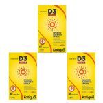 Kit 3X Vitamina D3 - 30 C�psulas - Katigu�