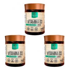 Kit 3X Vitamina D3 - 60 C�psulas - Nutrify