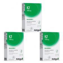 Kit 3X Vitamina K2 120mcg - 30 C�spulas - Katigu�