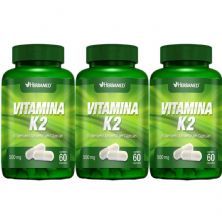 Kit 3X Vitamina K2 - 60 C�psulas - Herbamed