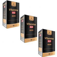 Kit 3X Vitamina K2 - 60 C�spulas - Gold Lab