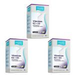 Kit 3X Vitamina K2 + D3 Gotas - 20ml Lim�o - Equaliv