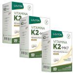 Kit 3X Vitamina K2-MK7 - 149mcg 60 C�psulas - Lauton