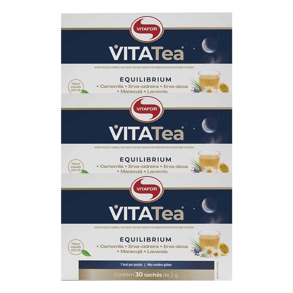 Kit 3X Vitatea Equilibrium - 30 sach�s 2g - Vitafor