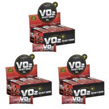 Kit 3X VO2 PROTEIN BAR - 24 Unidades 30g Frutas Vermelhas c/ Iorgute - IntegralM�dica