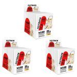 Kit 3X W100 Whey Concentrado - 12 Sach�s 30g Baunilha - Nutrata