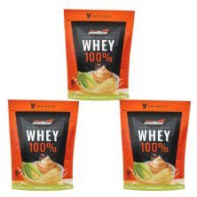 Kit 3X Whey 100% - 900g Refil Milho Verde - New Millen