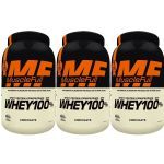 Kit 3X Whey 100% Concentrado - 900g Chocolate - MuscleFull