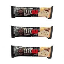 Kit 3X Whey Bar Darkness - 1 Unidade 90g Flocos com Chocolate Chips - IntegralM�dica