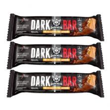 Kit 3X Whey Bar Darkness - 1 Unidade 90g Salted Caramel com Amendoim - IntegralM�dica