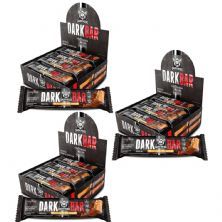 Kit 3x Whey Bar Darkness - 8 Unidades 90g Salted Caramel com Amendoim - IntegralM�dica