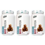 Kit 3X Whey Beef Protein - 900g Caramelo Salgado - Shark Pro