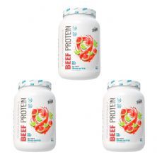 Kit 3X Whey Beef Protein - 900g Melancia com Lim�o - Shark Pro