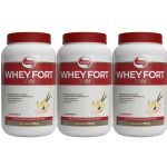 Kit 3X Whey Fort 3W - 900g Baunilha - Vitafor