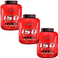 Kit 3X Whey Iso Triple Zero - 1800g Baunilha - IntegralM�dica