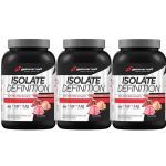 Kit 3X Whey Isolate Definition - 900g Napolitano - BodyAction
