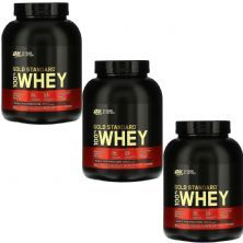 Kit 3X Whey Protein 100% Gold Standard - 2270g Chocolate - Optimum Nutrition