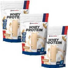 Kit 3X Whey Protein - 900g Refil Amendoim - NewNutrition