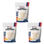 Kit 3X Whey Protein -  900g Refil Banana - Newnutrition
