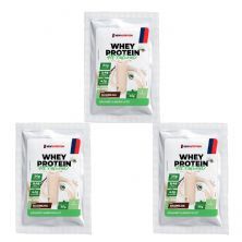 Kit 3X Whey Protein All Natural - 1 Sach� 30g Baunilha - NewNutrition