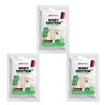 Kit 3X Whey Protein All Natural - 1 Sach� 30g Baunilha - NewNutrition