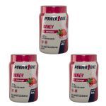 Kit 3X Whey Protein Concentrado 100% - 900g Morango - Power1One