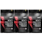 Kit 3X Whey Protein Concentrado - 1800g Refil Banana - Dux Nutrition