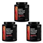 Kit 3X Whey Protein Concentrado - 450g Doce de Leite - Dux Nutrition