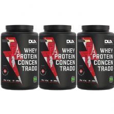 Kit 3X Whey Protein Concentrado - 900g Butter Cookies - Dux Nutrition